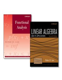 Book Cover for Linear Algebra and Its Applications, 2E + Functional Analysis Set by Peter D Lax