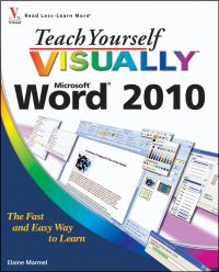 Book Cover for Teach Yourself VISUALLY Word 2010 by Elaine Phoenix, AZ, Marmel Enterprises, LLC Marmel