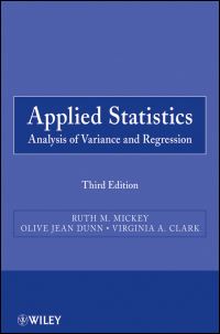 Book Cover for Applied Statistics by Ruth M. Mickey, Olive Jean Dunn, Virginia Clark