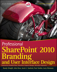 Book Cover for Professional SharePoint 2010 Branding and User Interface Design by Randy Drisgill