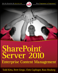 Book Cover for SharePoint Server 2010 Enterprise Content Management by Todd Kitta