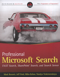 Book Cover for Professional Microsoft Search by Mark Bennett