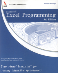 Book Cover for Excel Programming by Denise Etheridge, Jinjer L Simon