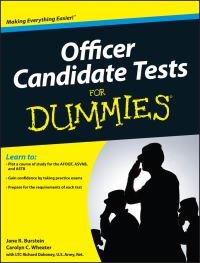Book Cover for Officer Candidate Tests for Dummies by Jane R Burstein, Carolyn Wheater, Richard Dahoney