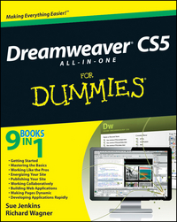 Book Cover for Dreamweaver CS5 All-in-One for Dummies by Sue Jenkins, Richard Wagner
