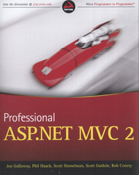 Book Cover for Professional ASP.NET MVC 2 by Jon Galloway