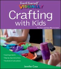 Book Cover for Crafting With Kids by Jennifer Casa
