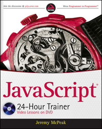 Book Cover for JavaScript 24-Hour Trainer by Jeremy McPeak