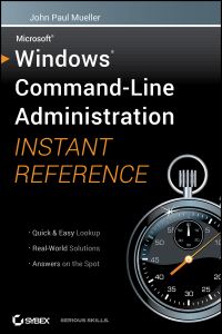Book Cover for Windows Command Line Administration Instant Reference by John Mueller