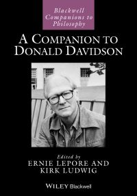 Book Cover for A Companion to Donald Davidson by Ernest LePore, Kirk Ludwig