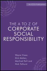 Book Cover for The A to Z of Corporate Social Responsibility by Wayne Visser