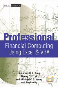 Book Cover for Professional Financial Computing Using Excel & VBA by Donny C. F. Lai
