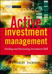 Book Cover for Active Investment Management by Charles Jackson