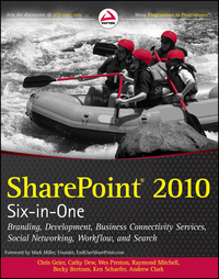 Book Cover for SharePoint 2010 by Chris Geier, Cathy Dew, Becky Bertram, Raymond Mitchell, Wes Preston, Kenneth Schaefer, Andrew Clark
