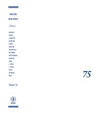 Book Cover for Organic Reactions, Volume 75 by Scott E Denmark