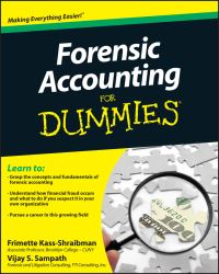 Book Cover for Forensic Accounting for Dummies by Frimette KassShraibman, Vijay S Sampath