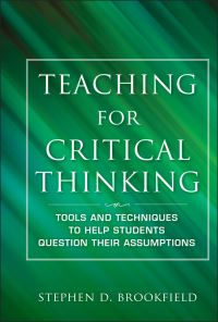 Book Cover for Teaching for Critical Thinking by Stephen Brookfield