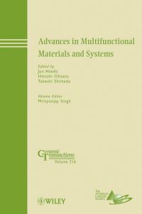 Book Cover for Advances in Multifunctional Materials and Systems by Pacific Rim Conference on Ceramic and Glass Technology, Jun Akedo, Hitoshi Ohsato, Takeshi Shimada, M Singh, American Ceramic Society