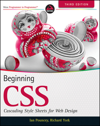Book Cover for Beginning CSS by Ian Pouncey, Richard York