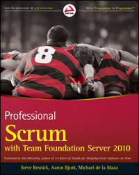 Book Cover for Professional Scrum With Team Foundation Server 2010 by Steve Resnick, Aaron Bjork