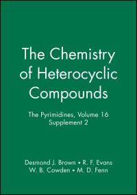 Book Cover for The Pyrimidines, Volume 16, Supplement 2 by R F Evans, W B Cowden, M D Fenn