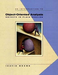 Book Cover for An Introduction to Object-Oriented Analysis by David Brown