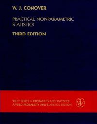 Book Cover for Practical Nonparametric Statistics by W. J. Conover