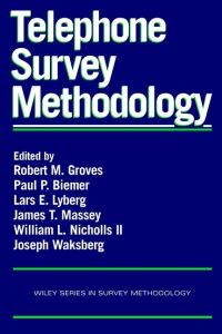 Book Cover for Telephone Survey Methodology by Robert M Groves