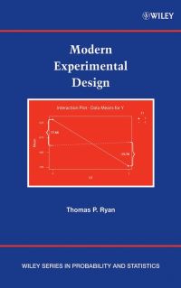Book Cover for Modern Experimental Design by Thomas P. Ryan