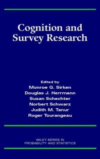Book Cover for Cognition and Survey Research by Monroe G. Sirken