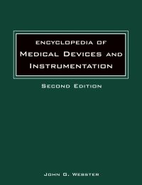 Book Cover for Encyclopedia of Medical Devices & Instrumentation by John G Webster