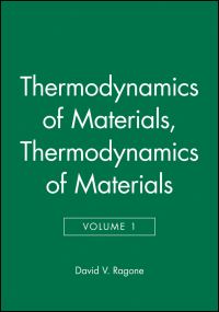 Book Cover for Thermodynamics of Materials by David V Ragone