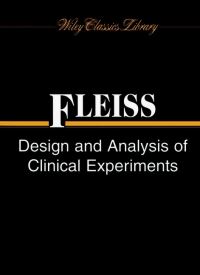 Book Cover for The Design and Analysis of Clinical Experiments by Joseph L Fleiss