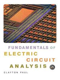 Book Cover for Fundamentals of Electric Circuit Analysis by Clayton R Paul