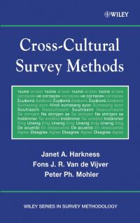 Book Cover for Cross-Cultural Survey Methods by Janet A Harkness, Fons J R van de Vijver, Peter Ph Mohler
