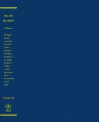 Book Cover for Organic Reactions. Vol. 63 by Larry E Overman