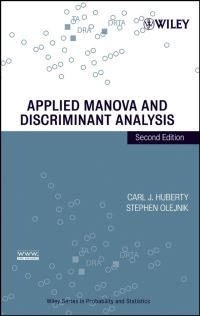 Book Cover for Applied MANOVA and Discriminant Analysis by Carl J. Huberty, Stephen Olejnik