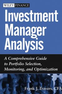 Book Cover for Investment Manager Analysis by Frank J. Travers