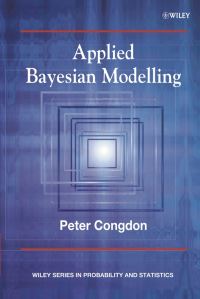 Book Cover for Applied Bayesian Modelling by Peter Congdon