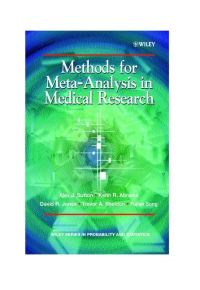 Book Cover for Methods for Meta-Analysis in Medical Research by A. J. Sutton