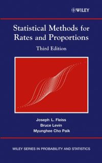 Book Cover for Statistical Methods for Rates and Proportions by Joseph L. Fleiss, Bruce A. Levin, Myunghee Cho Paik