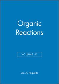 Book Cover for Organic Reactions, Volume 41 by Leo A Paquette