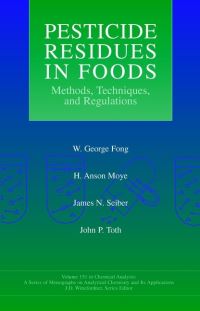 Book Cover for Pesticide Residue in Foods by W George Fong
