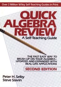 Book Cover for Quick Algebra Review by Peter H Selby, Stephen L Slavin