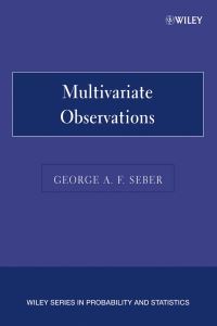 Book Cover for Multivariate Observations by G. A. F. Seber