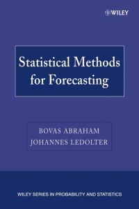 Book Cover for Statistical Methods for Forecasting by Bovas Abraham, Johannes Ledolter
