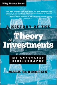 Book Cover for A History of the Theory of Investments by Mark Rubinstein