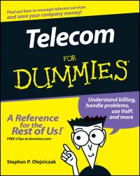 Book Cover for Telecom for Dummies by Stephen P Olejniczak