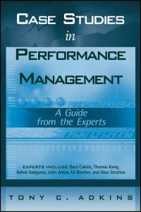 Book Cover for Case Studies in Performance Management by Tony Adkins