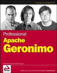 Book Cover for Professional Apache Geronimo by Jeff M Genender, Bruce Snyder, Sing Li
